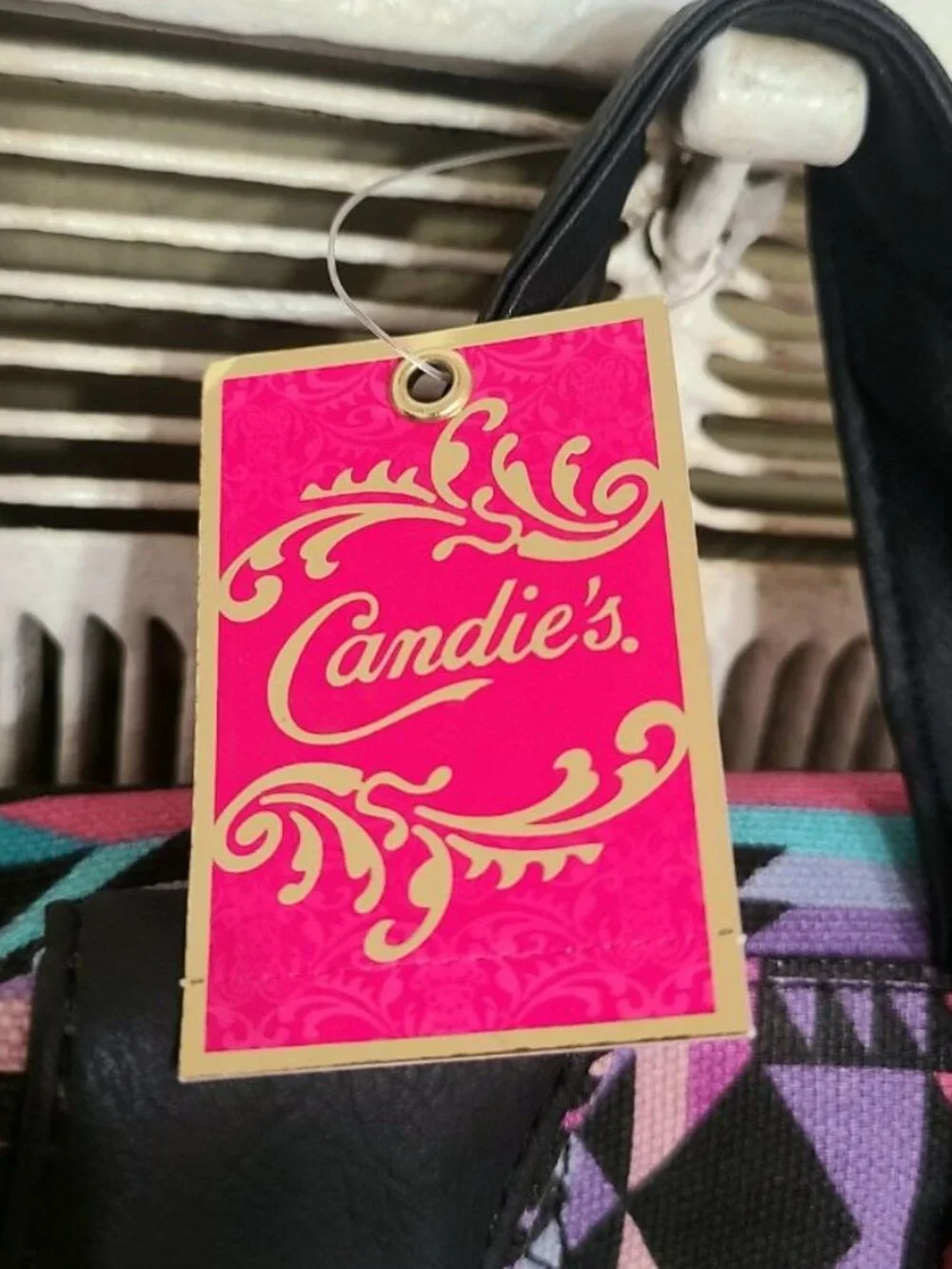 Candie’s Tribal Print Backpack